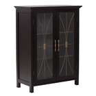   Elegant Home Fashions 7329 Delaney Floor Cabinet   Dark Espresso