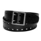 Relic Double Prong Perforated Belt with Silver Buckle