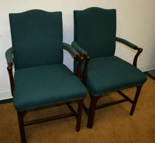   STYLE TRADITIONAL chippendale queen anne side guest chairs  
