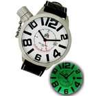Tauchmeister T0142 XXL Dive GMT Watch with Luminous Dial