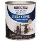 Rust Oleum American Accents Flat Black 1 Quart   261709