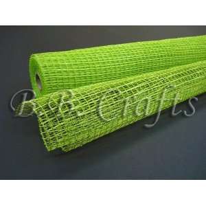  Floral Oasis Mesh Wrap 21 Inch x 10 Yards, Apple Green 