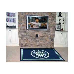  Seattle Mariners Area Rugs 5 x 8 size