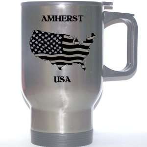  US Flag   Amherst, New York (NY) Stainless Steel Mug 