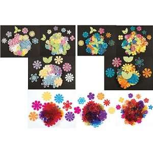  All 3 Iridescent & Transparent Flower Sets Arts, Crafts & Sewing
