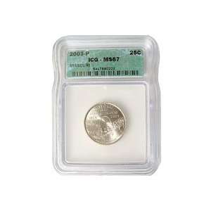 2003 Missouri Quarter Philadelphia Mint Certified 67  
