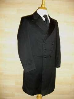 VERY RARE VINTAGE VICTORIAN/EDWARDIAN FROCK COAT 38S  