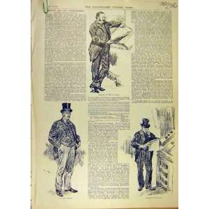  LloydS Underwriters Broker Sketches Caller Waiter 1890 