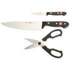   Gourmet 3 Piece Essentials Set with Chefs Knife, Parer, and Shears