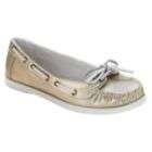 Melrose Avenue Womens Starboard Casual Boat Shoe   Gold