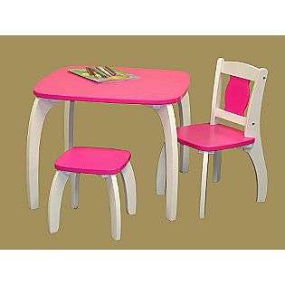 Kids Bow Leg Table   Dark Pink  RiverRidge(r) Home Products For the 