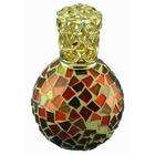 Courtneys Candles Rio Red and Gold Mosaic Fragrance Lamp by Courtneys