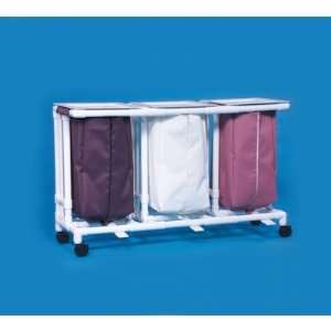  Triple Linen Hamper with Foot Pedals Health & Personal 