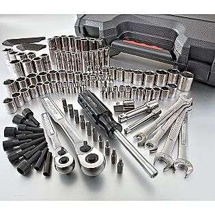 124 pc. 6 pt. Dual Marked Mechanics Tool Set with Case  Craftsman 