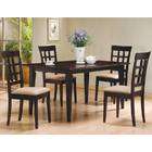 Coaster Company Mix Match Wheat Casual 5pc Dining Set in Cappuccino