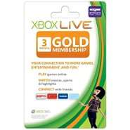 Microsoft XB360 Live   3 month Gold Card 