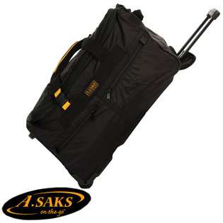    A.Saks 25 inch Expandable Wheeled Duffel Bag 