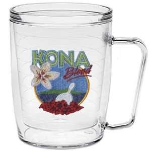 Kona Coffee 18 oz Insulated Coffee Mug, Clear  Kitchen 