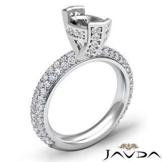 40 Ct Oval Diamond Engagement Ring setting 14K W Gold  