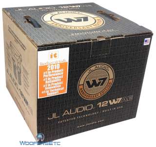 12W7AE 3   JL Audio Anniversary Edition 12 W7 Single 3 ohm Subwoofer