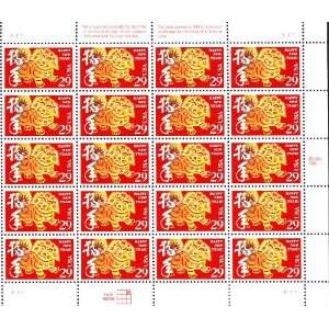  Chinese Lunar New Year Dog Collectible Stamp Sheet 