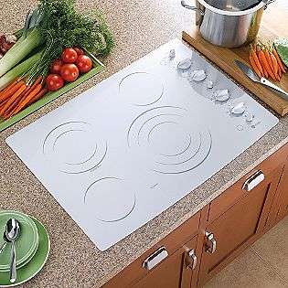 30 Built In Electric Cooktop  GE Profile Appliances Cooktops Electric 