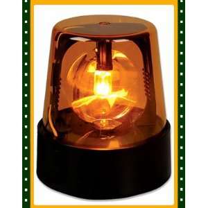   Large 7 Inch Amber Yellow Flashing Police Beacon Light Toys & Games