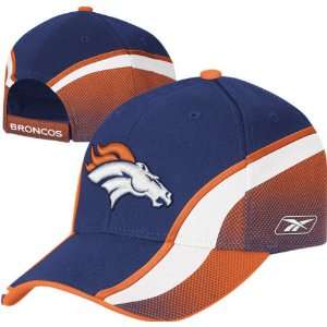  Denver Broncos Swirve Colorblock Adjustable Hat Sports 