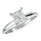   Together 14KW 1 cttw Princess Cut Diamond Solitaire Ring 