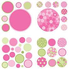   Dotty   Pink/Green   8 Sheet   Brewster Wallcovering Co   BabiesRUs