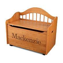   Wood Toy Box/Brown Lettering   Mackenzie   KidKraft   BabiesRUs