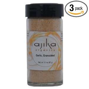 Ajika Organic Garlic, Granulated Grocery & Gourmet Food