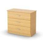 South Shore South Shore Libra Collection 3 Drawer Chest Natural Maple