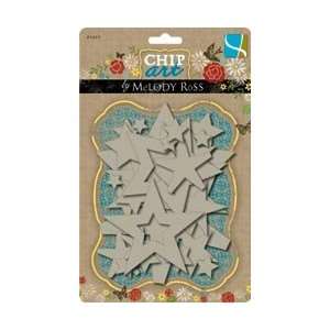  Chip Art By Melody Ross Chipboard Shapes Stars 