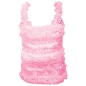  Multicolor Pink Ruffle Tank Size Small Toys & Games