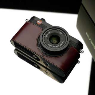 Gariz Brown leather half case for Leica X1 camera  