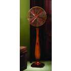   53 Shapely Wood Look Oscillating Indoor Standing Floor Fan