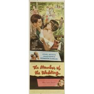  The Member of the Wedding Poster Movie Insert 14 x 36 