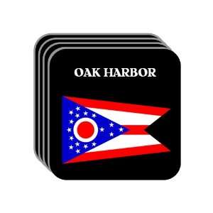 US State Flag   OAK HARBOR, Ohio (OH) Set of 4 Mini Mousepad Coasters
