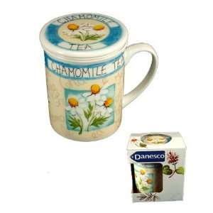  Chamomile Tea Cup with Infuser by Danesco Kitchen 