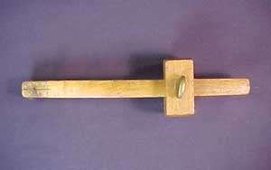 Antique Maple Marking Gauge Woodworking Tool 1873  