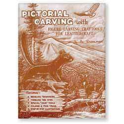Pictorial Carving Book Tandy 66037 00 Leather Carve NWT  
