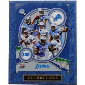  Detroit Lions 2011 Team Composite Plaque Sports 