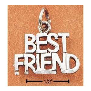  Sterling Silver Best Friend Charm Arts, Crafts & Sewing