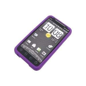   Purple Gel Skin Case for HTC EVO 4G Sprint Cell Phones & Accessories