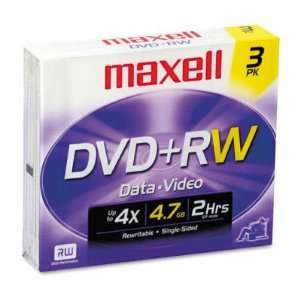  Maxell DVDRW Discs MAX634043 Electronics
