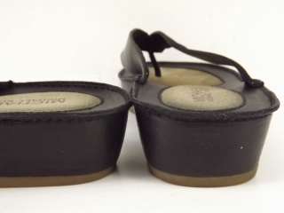   shoes black suede leather Michael Kors 8 M flip flop thong sandal