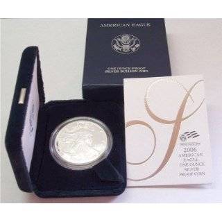  1998 Proof American Eagle Silver Dollar with Original 