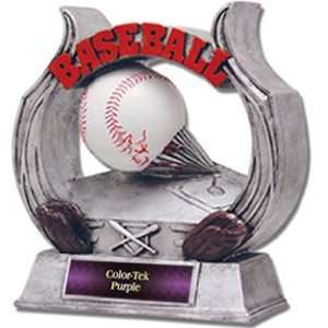 Awards 12 Custom Baseball Ultimate Resin Trophy PURPLE COLOR TEK PLATE 
