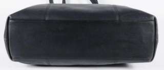   Leather Shopper Carryall Vintage Tote Should Bag Zipper 9819  